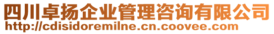 四川卓揚企業(yè)管理咨詢有限公司