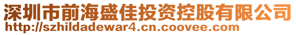 深圳市前海盛佳投資控股有限公司