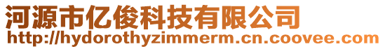 河源市億俊科技有限公司