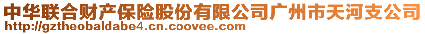 中華聯(lián)合財(cái)產(chǎn)保險(xiǎn)股份有限公司廣州市天河支公司