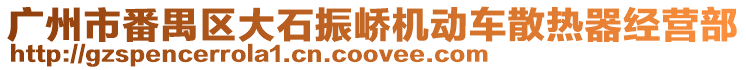 廣州市番禺區(qū)大石振嶠機(jī)動車散熱器經(jīng)營部