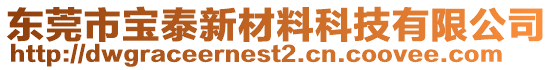 東莞市寶泰新材料科技有限公司