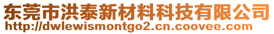 東莞市洪泰新材料科技有限公司