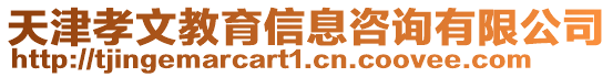 天津孝文教育信息咨詢有限公司