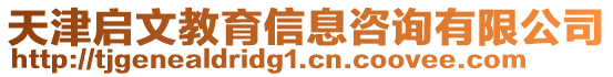 天津啟文教育信息咨詢有限公司