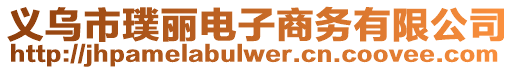 義烏市璞麗電子商務有限公司