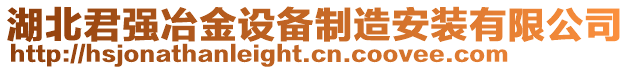 湖北君強冶金設備制造安裝有限公司