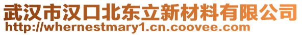 武漢市漢口北東立新材料有限公司