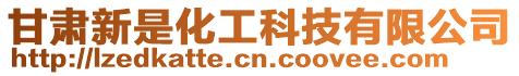 甘肅新是化工科技有限公司