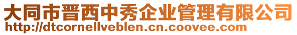 大同市晉西中秀企業管理有限公司