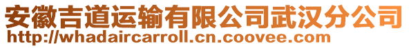 安徽吉道運(yùn)輸有限公司武漢分公司