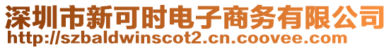 深圳市新可时电子商务有限公司