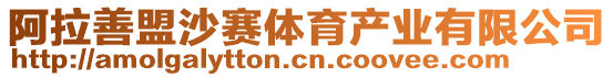阿拉善盟沙賽體育產業有限公司