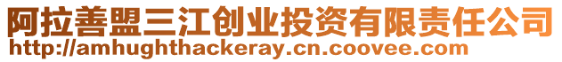 阿拉善盟三江創業投資有限責任公司