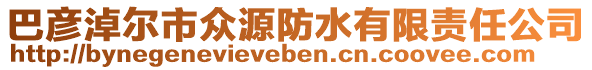 巴彥淖爾市眾源防水有限責任公司