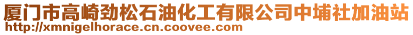 廈門市高崎勁松石油化工有限公司中埔社加油站