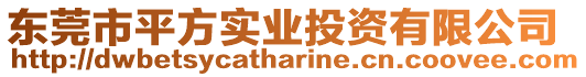 東莞市平方實(shí)業(yè)投資有限公司