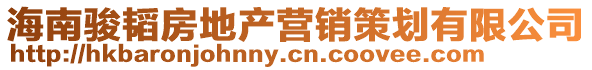 海南駿韜房地產(chǎn)營(yíng)銷策劃有限公司