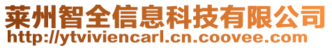 萊州智全信息科技有限公司