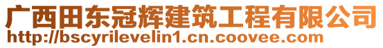 廣西田東冠輝建筑工程有限公司