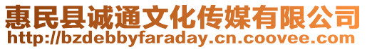 惠民縣誠通文化傳媒有限公司