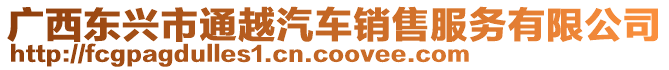 廣西東興市通越汽車(chē)銷(xiāo)售服務(wù)有限公司