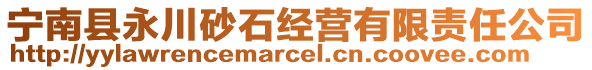 寧南縣永川砂石經(jīng)營(yíng)有限責(zé)任公司