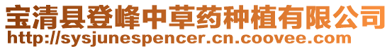 寶清縣登峰中草藥種植有限公司