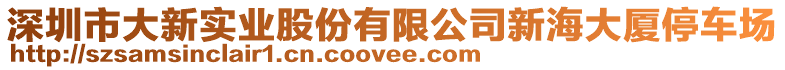 深圳市大新實業(yè)股份有限公司新海大廈停車場