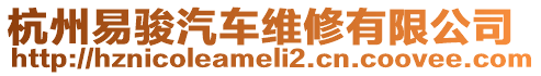 杭州易駿汽車維修有限公司