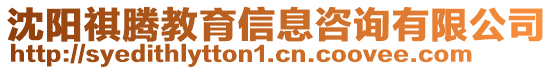 沈陽祺騰教育信息咨詢有限公司