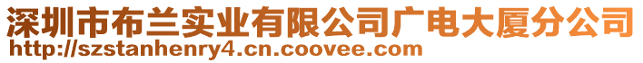 深圳市布蘭實業有限公司廣電大廈分公司