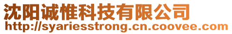 沈陽誠(chéng)惟科技有限公司