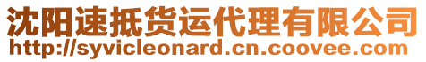 沈陽速抵貨運代理有限公司