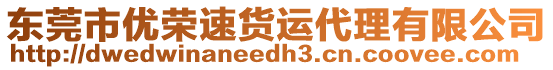 東莞市優(yōu)榮速貨運(yùn)代理有限公司