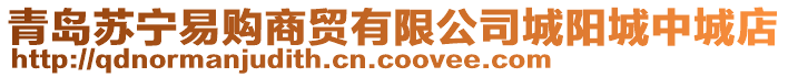 青島蘇寧易購商貿(mào)有限公司城陽城中城店