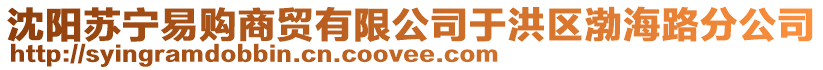 沈陽蘇寧易購商貿有限公司于洪區渤海路分公司