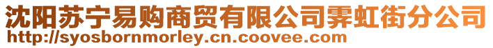 沈陽蘇寧易購商貿(mào)有限公司霽虹街分公司