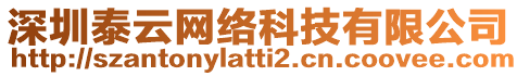 深圳泰云網絡科技有限公司