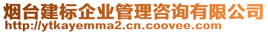 煙臺建標(biāo)企業(yè)管理咨詢有限公司