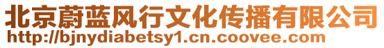 北京蔚藍(lán)風(fēng)行文化傳播有限公司