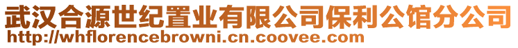 武漢合源世紀(jì)置業(yè)有限公司保利公館分公司