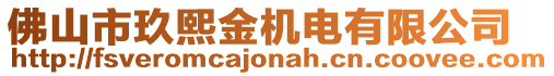 佛山市玖熙金機(jī)電有限公司