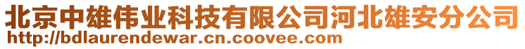 北京中雄偉業科技有限公司河北雄安分公司