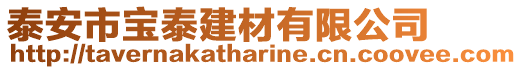 泰安市寶泰建材有限公司