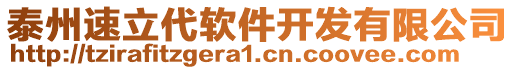 泰州速立代軟件開發(fā)有限公司