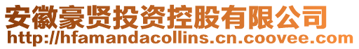 安徽豪賢投資控股有限公司