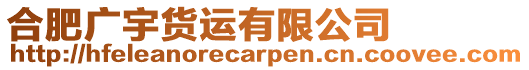合肥廣宇貨運有限公司