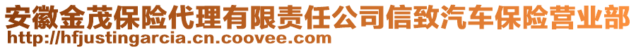 安徽金茂保險代理有限責任公司信致汽車保險營業部