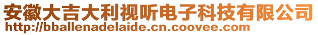 安徽大吉大利視聽電子科技有限公司